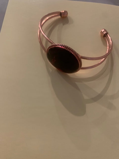 Reddish Purple cuff bracelet