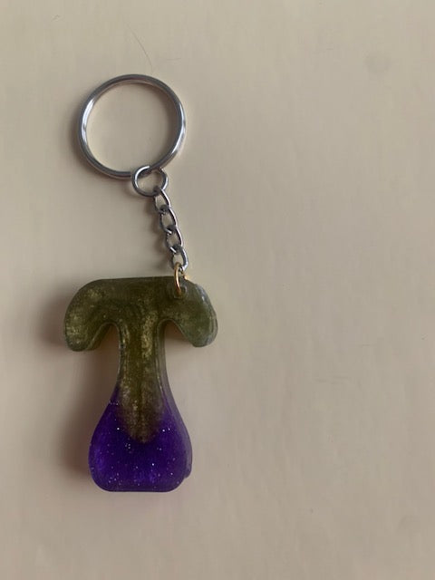 Alphabet keychain letter T